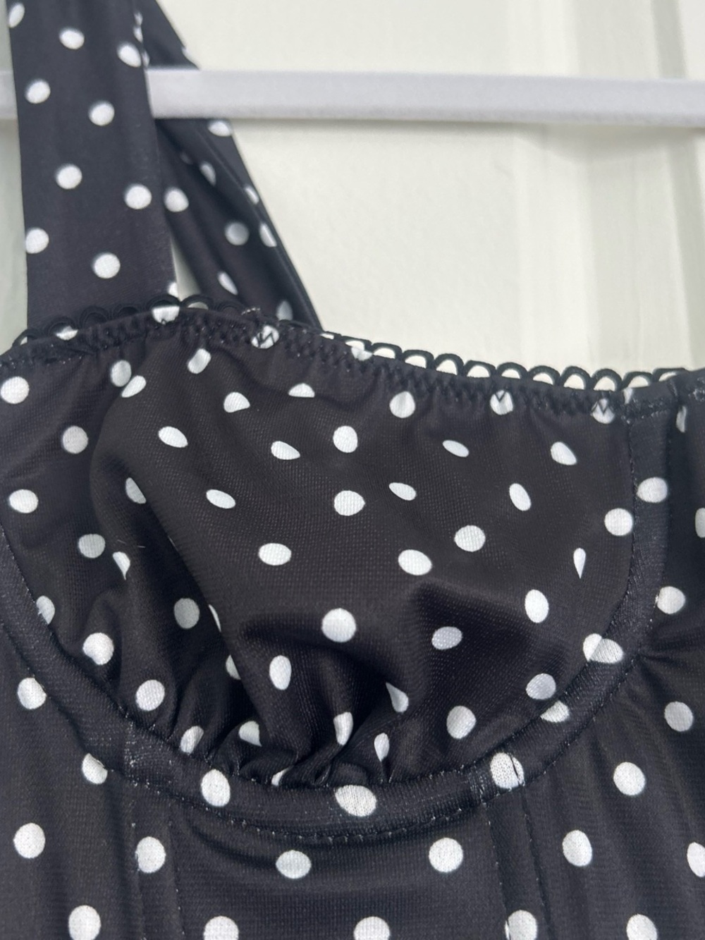 Shein Black Polka Dot Top - Picture 5 of 5